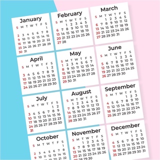 Lịch năm 2022 2023 mini dán tường / lịch / tạp chí / tạp chí hình viên đạn