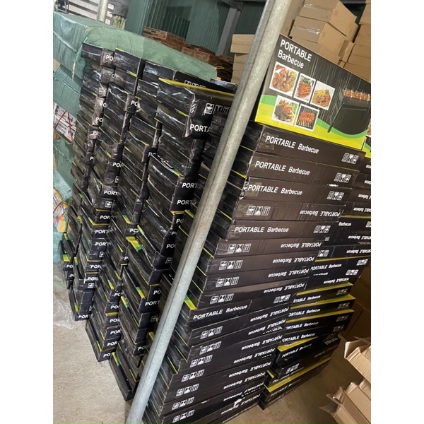 Bếp nướng than hoa ngoài trời BBQ có thẻ gấp gọn ,thép không gỉ