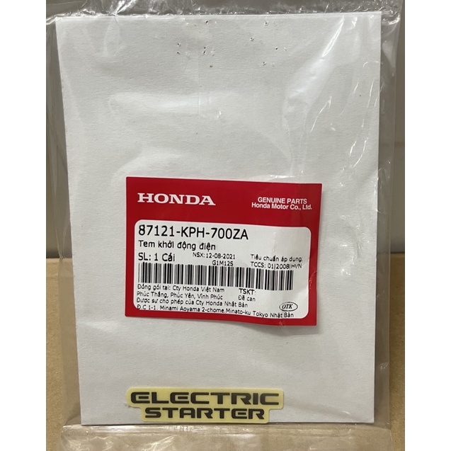 tem electric tem khởi động điện hàng chính hãng 87121KPH700ZA