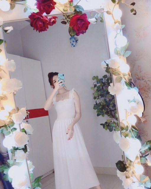 Đầm maxi cánh tiên bo chun (hình thật+video) | BigBuy360 - bigbuy360.vn