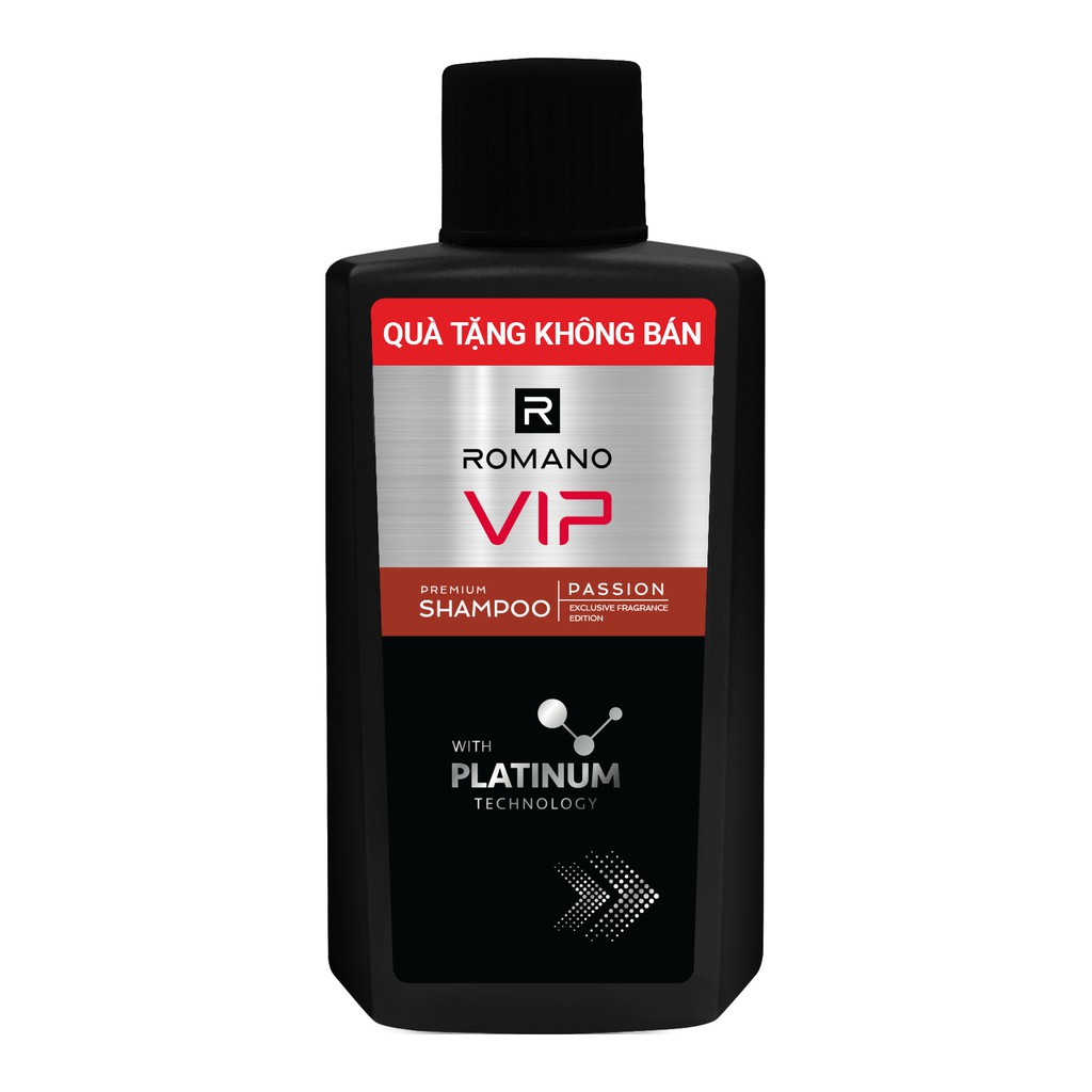 [Gift] Dầu gội cao cấp Romano Vip Vision/Passion 60g (Giao mùi ngẫu nhiên)