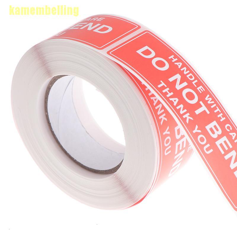 Bộ 250 Sticker Dán Tay Cầm Cảnh Báo Fragile Có Chăm Sóc Do Not Bend