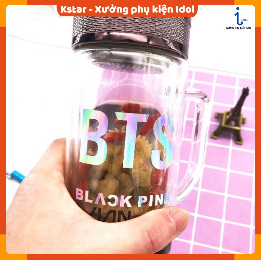 Sticker hologram Black Pink phản quang