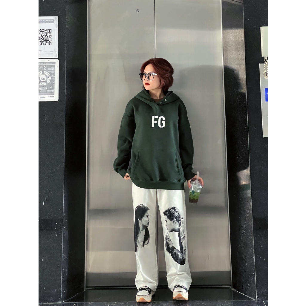 Áo Khoác  Hoodie , Áo Hoodie Nam Chất  nỉ bông FG Fear of god