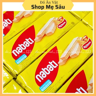 Bánh xốp nhân kem Nabati vị phô mai socola gói 110g