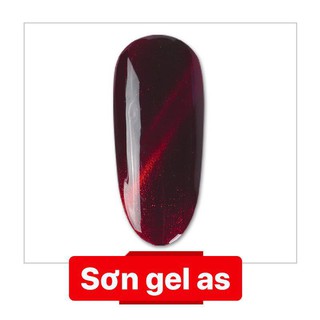 Sơn gel AS mắt mèo đỏ (mã HM-chai đen)