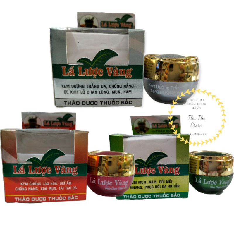 Kem Lá Lược Vàng Ngăn Ngừa Mụn Nám Trắng Da