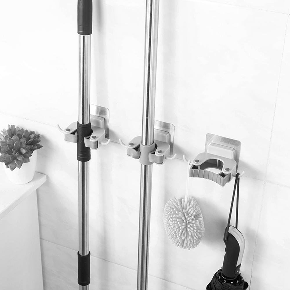 Giá Treo Cây Lau Nhà Gắn Tường Tiện Lợi Đứng