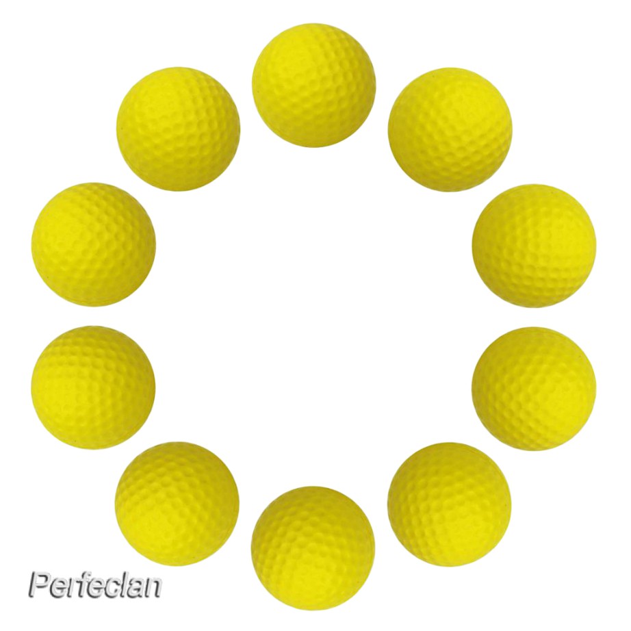 Set 10 Quả Bóng Golf Mềm Dẻo Linh Hoạt Luyện Tập Trong Nhà / Ngoài Trời