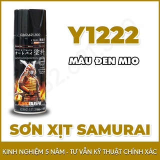 Sơn samurai màu đen Mio Y222 - Chai sơn xịt samurai màu đen Mio