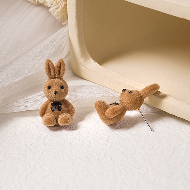 Khuyên Tai Xỏ Lỗ Họa Tiết Hoạt Hình Không Gây Dị Ứng Làm Quà Giáng Sinh Thời Trang Cho Nữ