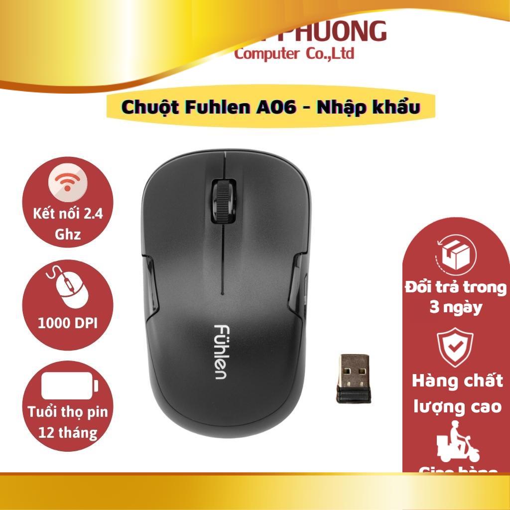 Chuột không dây Fuhlen A06 nhập khẩu - Bảo hành 24 tháng đổi mới