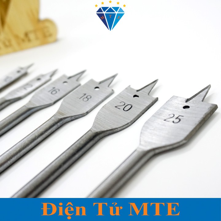 Mũi Khoan / Khoét Gỗ Đuôi Cá – Combo 6 Mũi