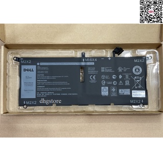 Pin laptop Dell XPS 13 9305 9370 9380 7390 7391 5390 5391 7490 P82G, Latitude 3301 DXGH8 H754W G8VCF 52Wh