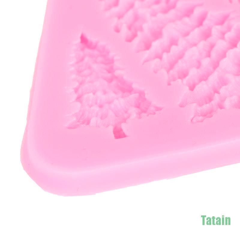 1 khuôn silicone làm bánh tạo hình cây thông giáng sinh