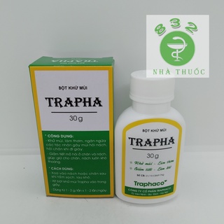 Bột khử mùi TRAPHA lọ 30g