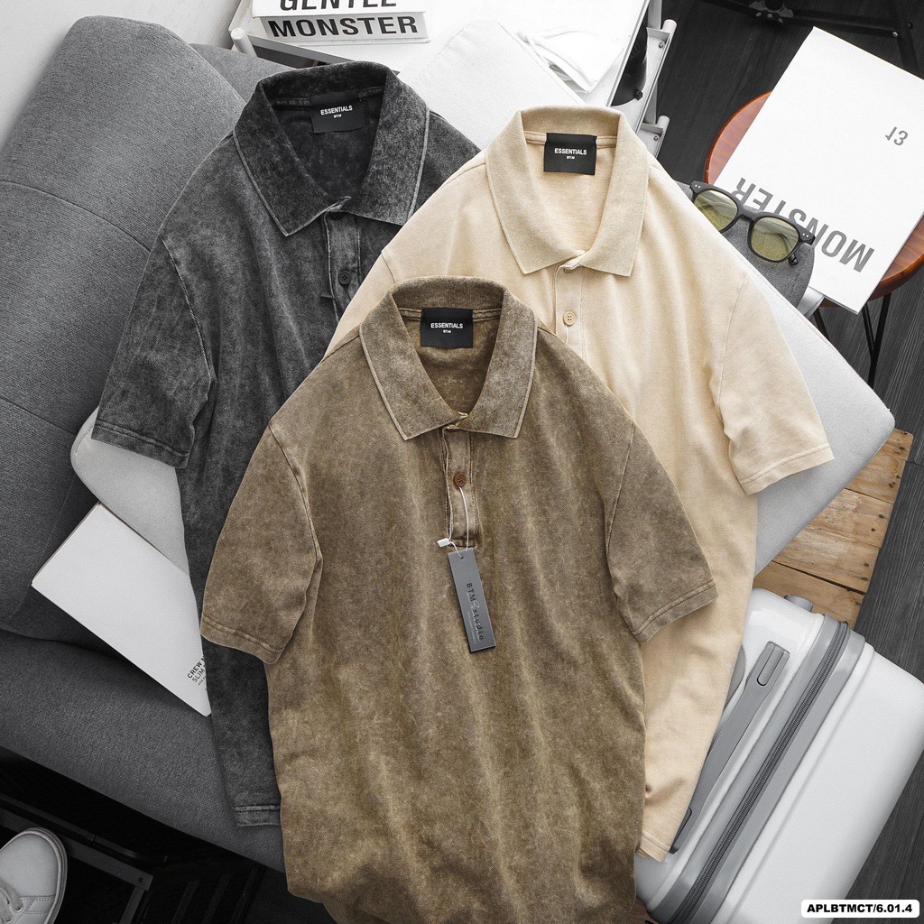 Áo Có Cổ Màu Loang