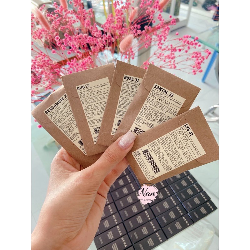 [Auth]Vial Le Labo 31, 33, 22, 27, 41. Thử mùi Le Labo Unisex