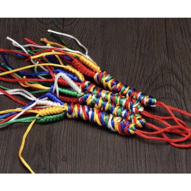 Nút thắt Kim Cang đeo túi Dây treo ngũ sắc