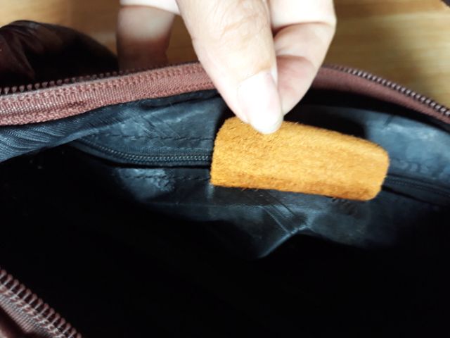 Túi đeo vai da thật đan