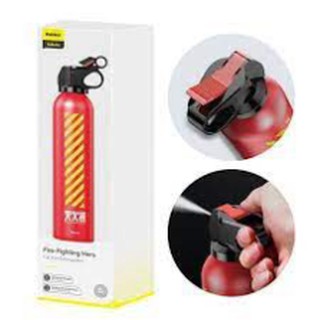 Bình cứu hỏa - bình chữa cháy mini baseus dùng cho ô tô, hộ gia đình, công ty, khách sạn crmhq-09