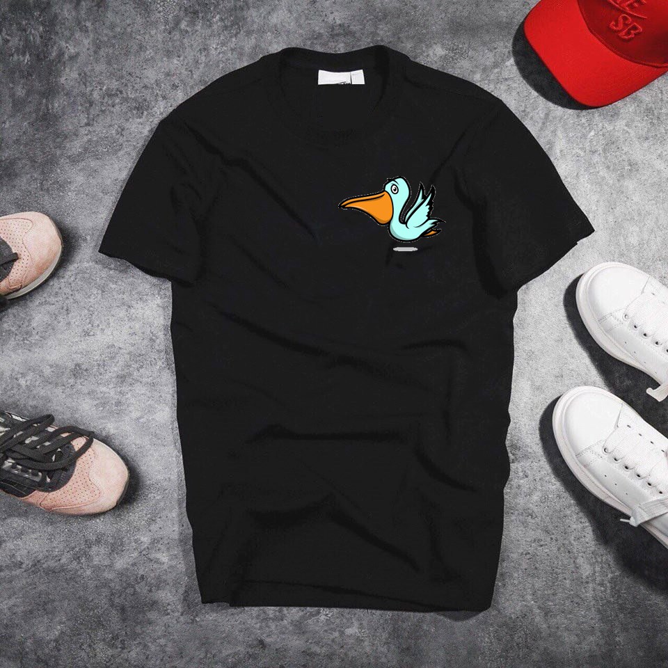 Áo phông made in Việt Nam UNISEX full Size hình chú chim dễ thương