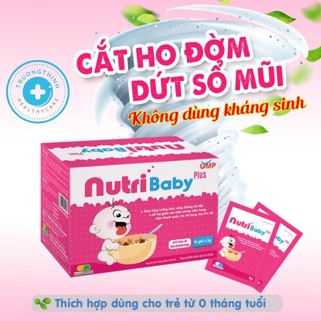 Tăng đề kháng trẻ em, giúp hạn chế viêm đường hô hấp NutriBaby Plus