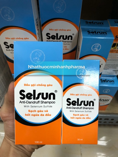 Dầu Gội Chống Gàu Selsun 50ml & 100ml ( sạch gầu và hết ngứa da đầu ) | BigBuy360 - bigbuy360.vn