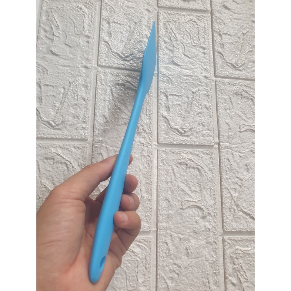 Phới trộn bột, phới silicon dùng xào nấu loại to KT 27x5.5cm (ảnh thật)