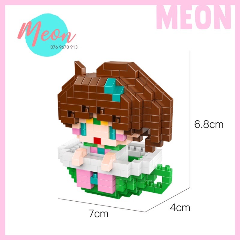 Xếp hình miniblock chibi cute - lego Thuỷ thủ mặt trăng sailor moon size M