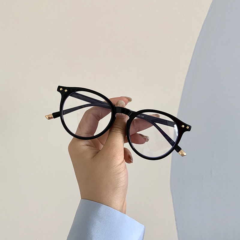 Kính nữ giả cận thời trang phong cách Hàn Quốc, mắt kính không độ thay được tròng kính cận 065