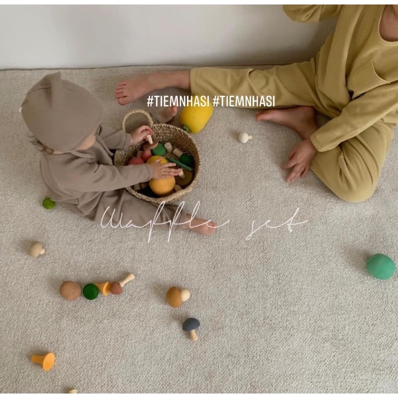 Bộ Waffle peekaboo