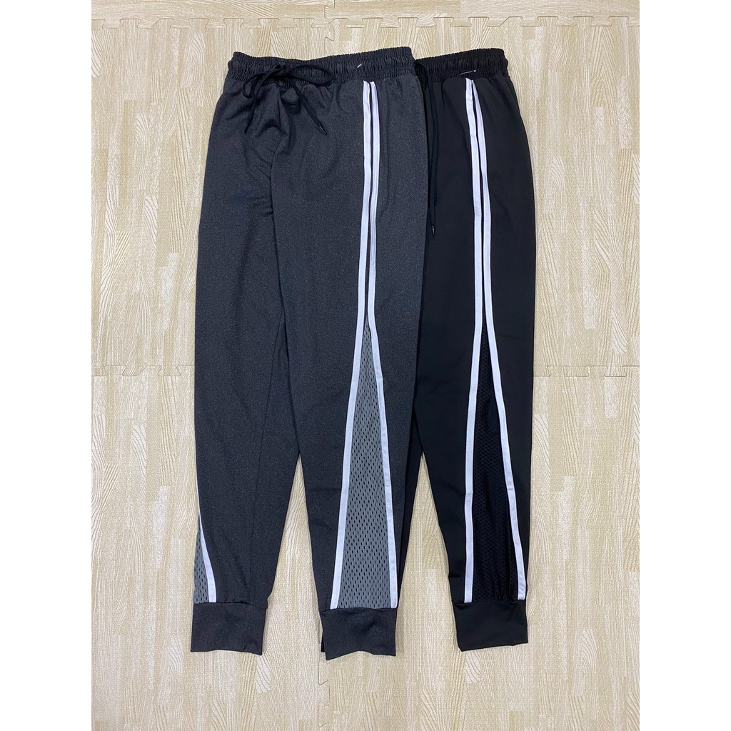 Quần Jogger nữ, quần tập gym, quần thể thao, phối lưới bo ống cực đẹp rẻ