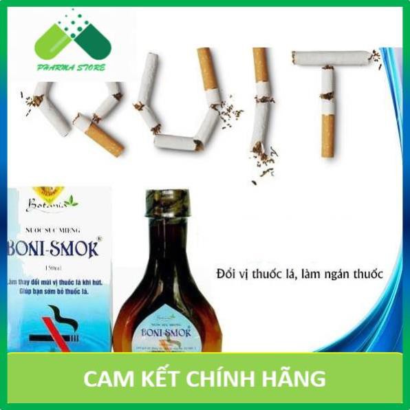 ! Nước Súc Miệng Cai Thuốc Lá Boni-Smok Chai 250ml