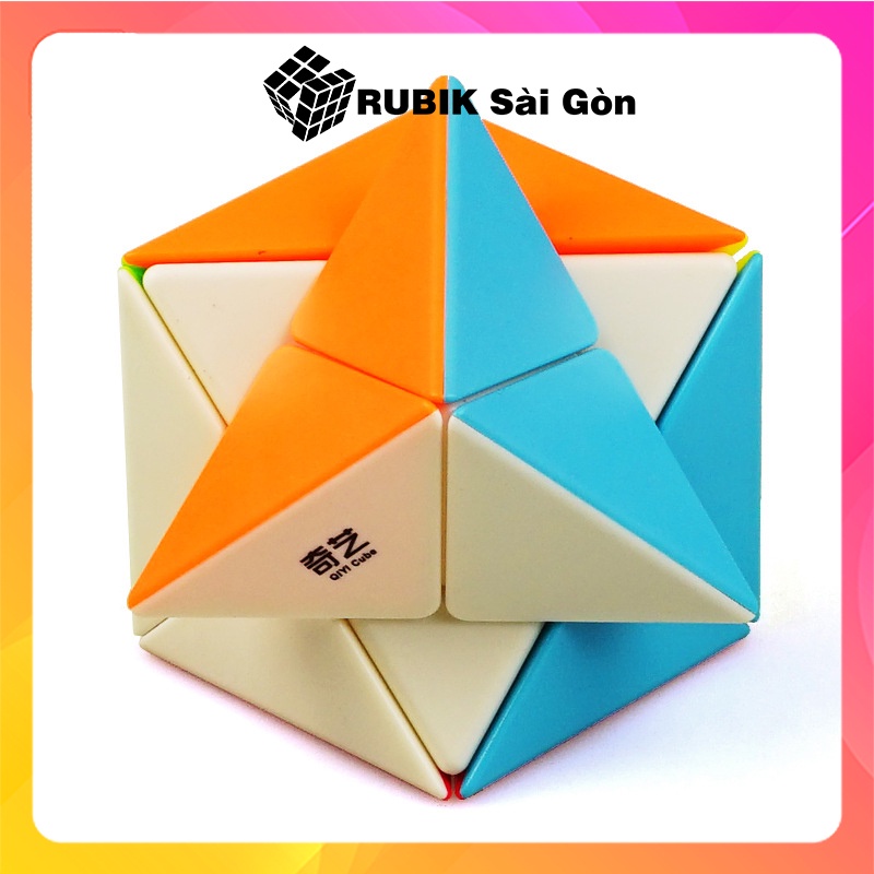 Rubik Biến Thể QiYi Dino X Cube Rubic Sáng Tạo Dễ Chơi Đẹp Mắt Xoay Trơn Tốc Độ Mượt Mà