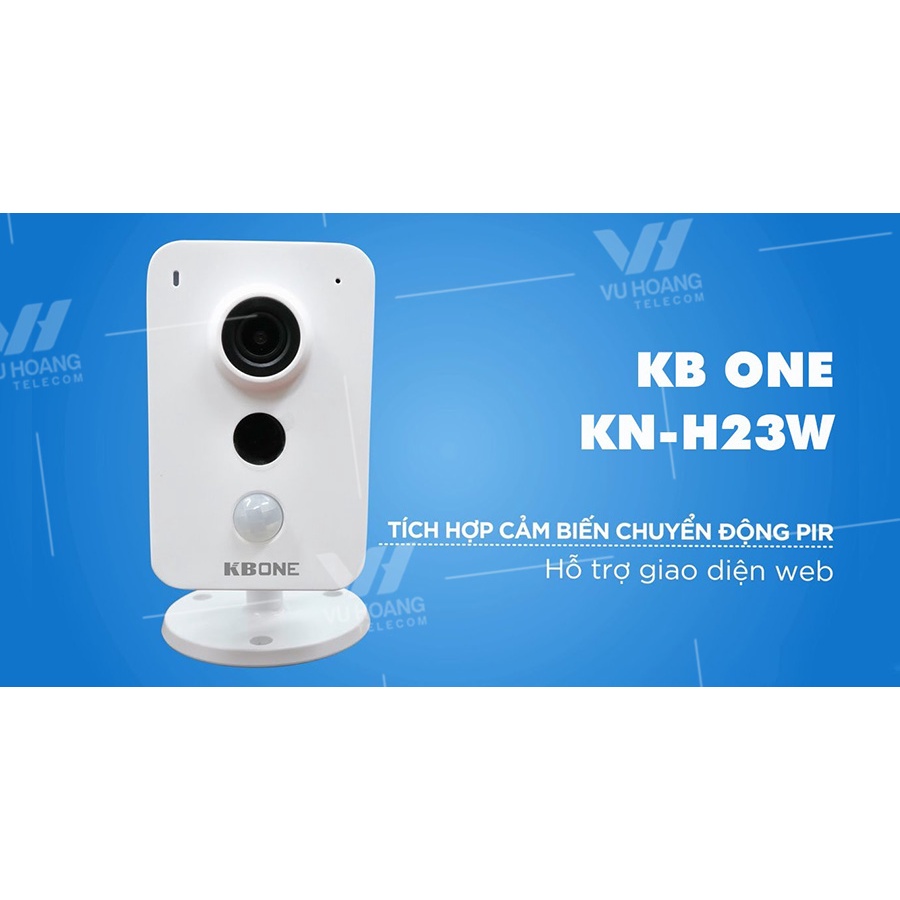 Camera IP Wifi 2.0MP KBONE KN-H23W - Hàng Chính Hãng