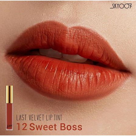 (HÀNG AUTH) Son Kem Lì BbiA Last Velvet Lip Tint #12 Cam cháy