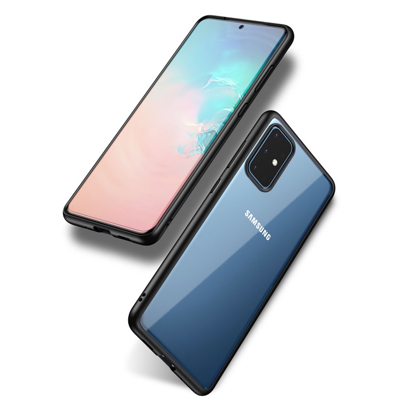 Ốp lưng IPAKY Samsung S20 / S20+ / 20 Ultra Viền TPU, Mặt lưng trong, Mỏng và nhẹ