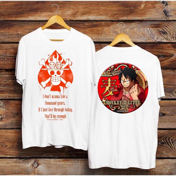 áo thun one piece Luffy Nam , nữ tay lỡ unisex áo phông tay ngắn cổ tròn form rộng oversize in họa tiết ABFIT | BigBuy360 - bigbuy360.vn