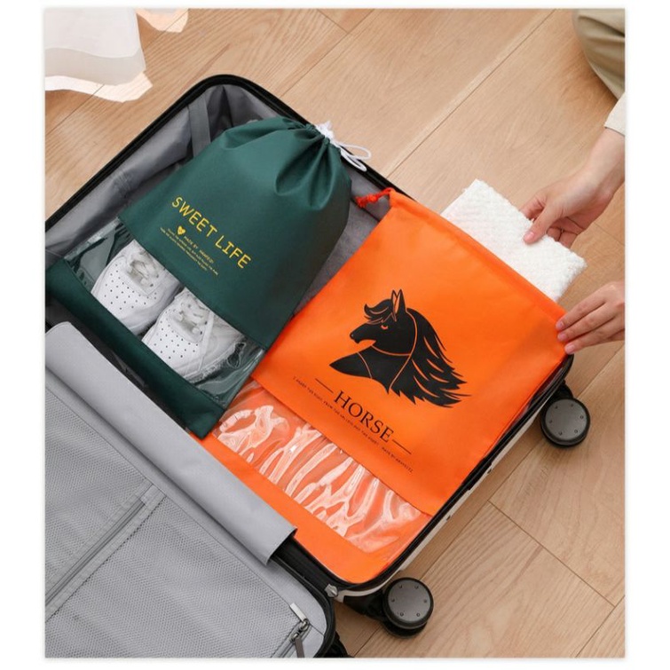 TÚI ĐỰNG BẢO QUẢN GIÀY CAO CẤP CÓ DÂY RÚT ĐA NĂNG TIỆN ÍCH