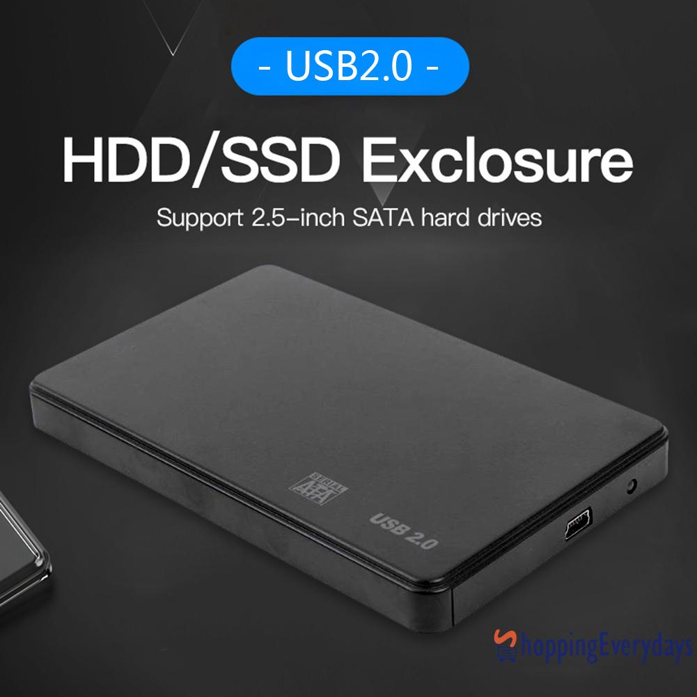 Hộp Nhựa Đựng Ổ Cứng Sata Ssd Hdd 3tb Usb 2.0 / 3.0 2.5 Inch | BigBuy360 - bigbuy360.vn