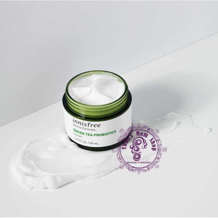 Kem Dưỡng Ẩm Trà Xanh Innisfree Derma Formula Green Tea Probiotics Cream