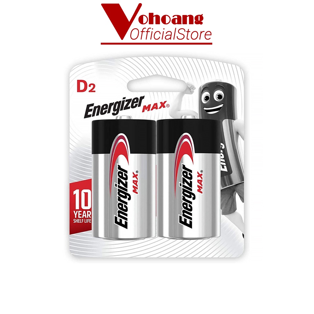 Vỉ 2 pin đại D Energizer E95