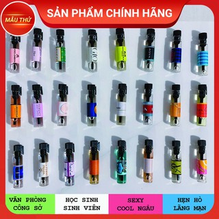 Mẫu thử nước hoa chính hãng 1ml theo chủ đề tự chọn