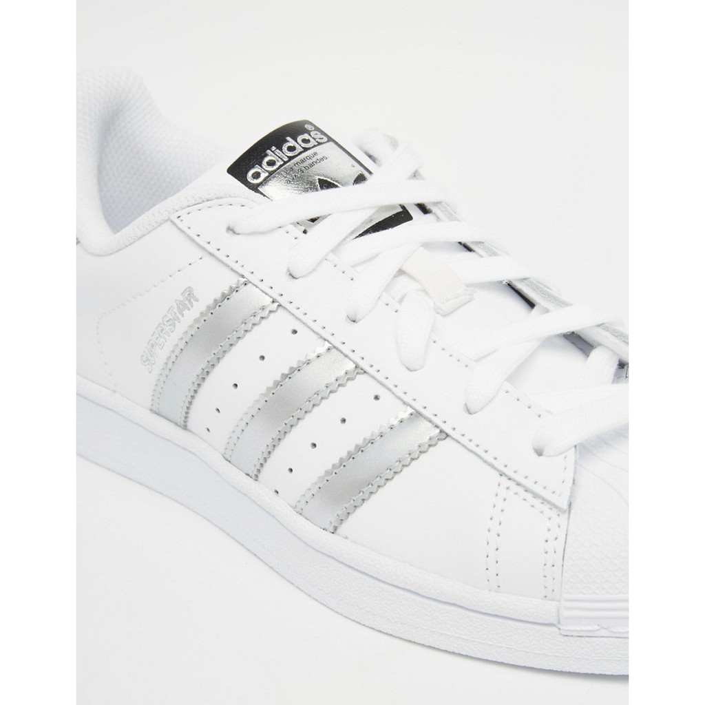 XẢ HÀNG- [CÓ SẴN] Giày Sneaker Adidas SuperStar Silver "