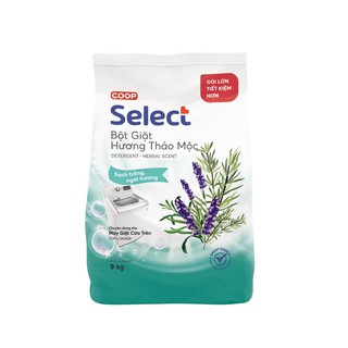 Bột giặt Coop Select thảo mộc  9kg