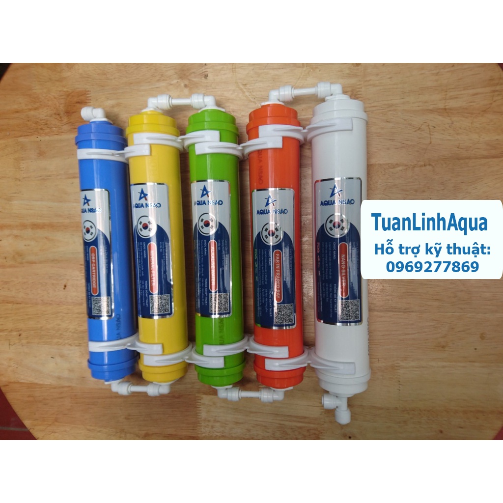 Bộ Lõi Lọc Tạo Khoáng AQUA 5 6 7 8 9 10 Chính Hãng Dùng Cho Các Dòng Máy Lọc Nước RO