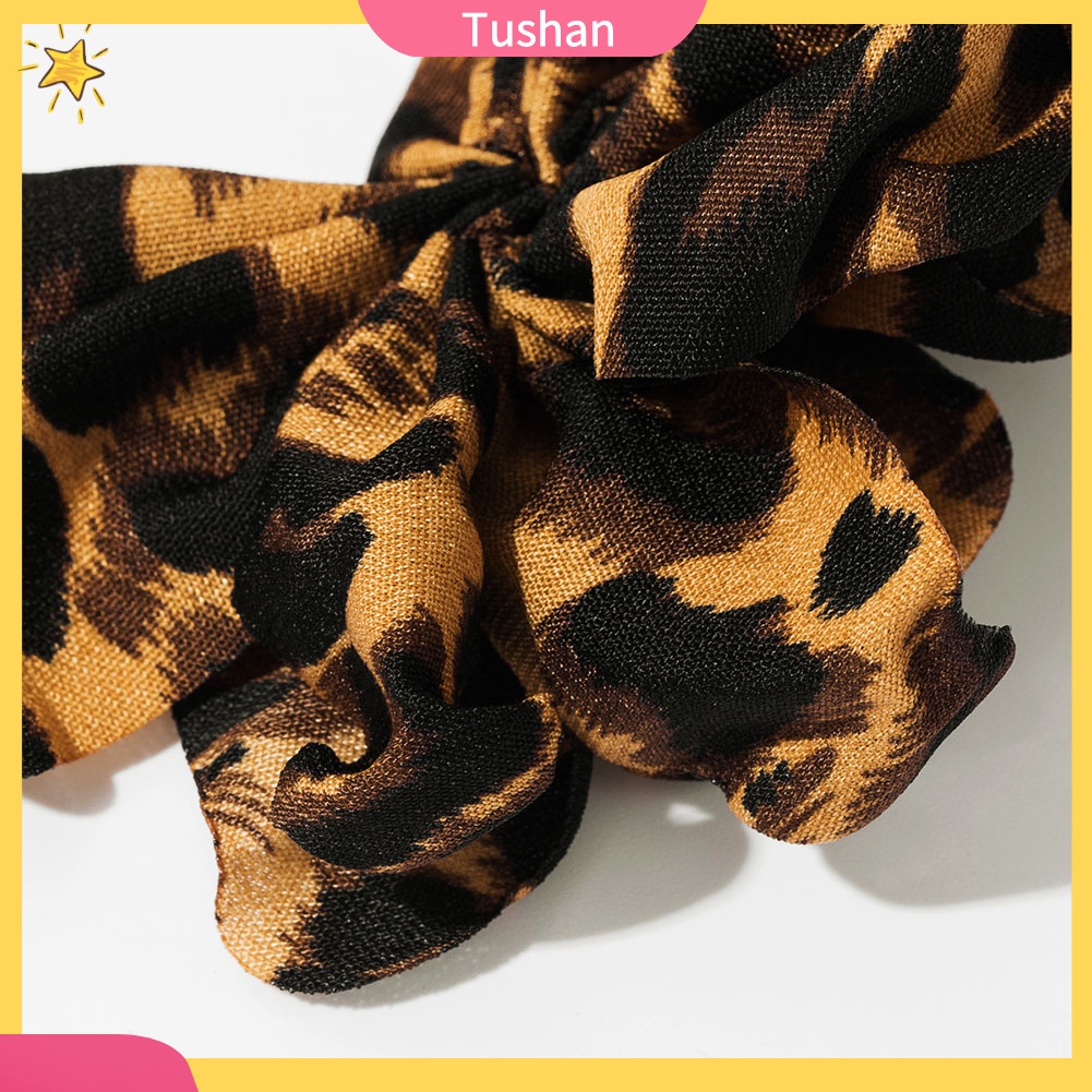 Đôi Khuyên Tai Dài Họa Tiết Da Báo Đính Đá Thời Trang Cho Nữ