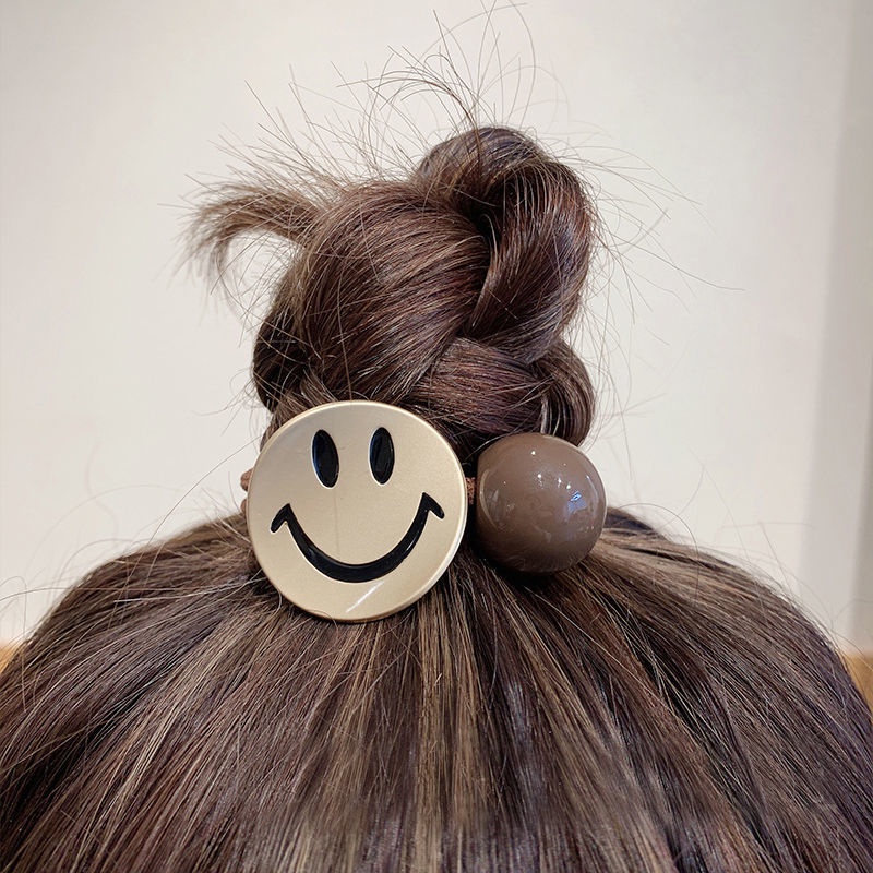 Dây Buộc Tóc Cao Su Co Giãn Tốt Thiết Kế Đơn Giản Dễ Thương Cho Nữ 2021