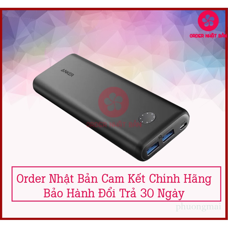 Pin sạc dự phòng ANKER PowerCore II 20000mAh - A1260